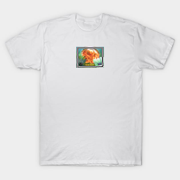 Fetal Floral ~ New Born T-Shirt by bigmansgarms